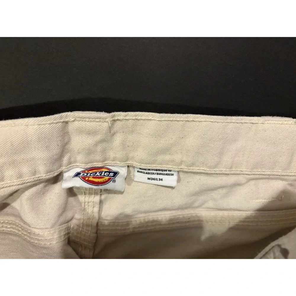 NEW Dickies Utility Painters Pants Carpenter Khaki Workwear Men’s W34/L34